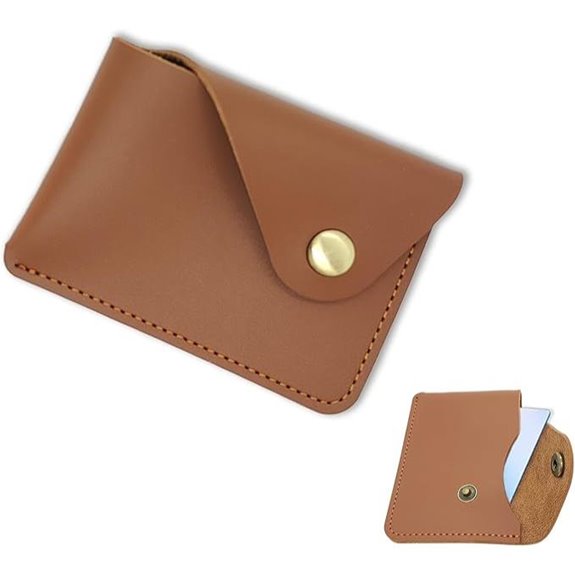 Leather Card Holder Wallet for Men and Women
