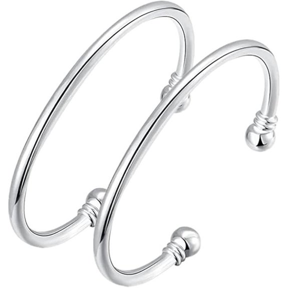 Sterling Silver Bangle Bracelets for Women