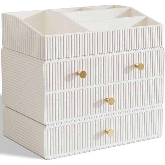 Luxury Makeup Organizer with Drawers for Vanity