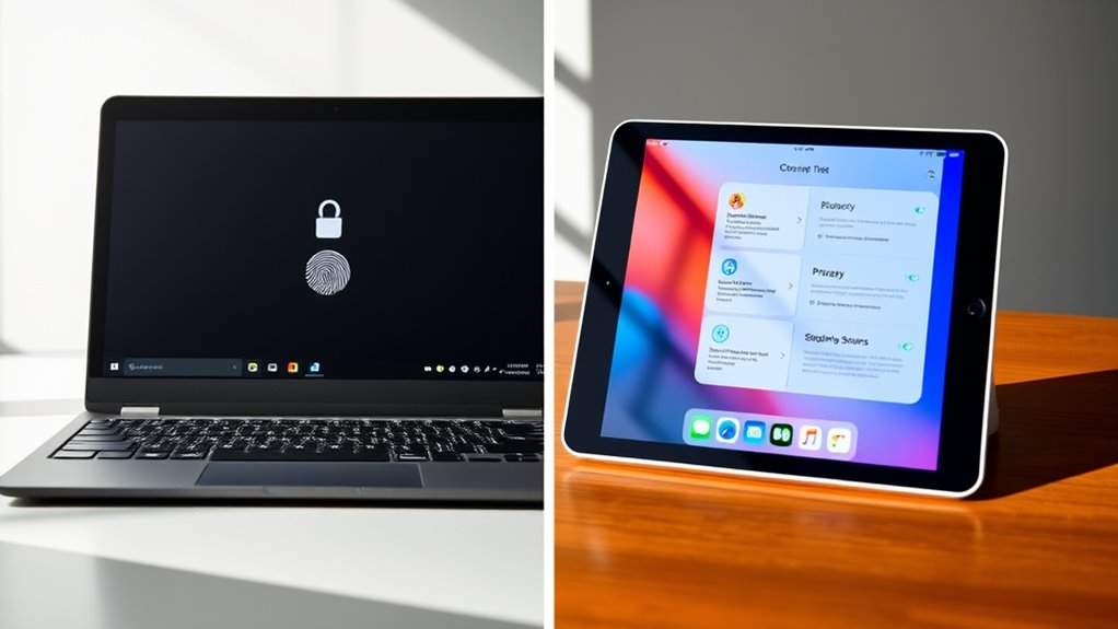 encryption biometric updates permissions