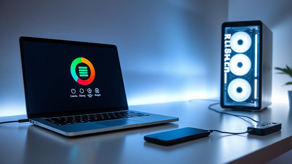 energy efficiency of device modes