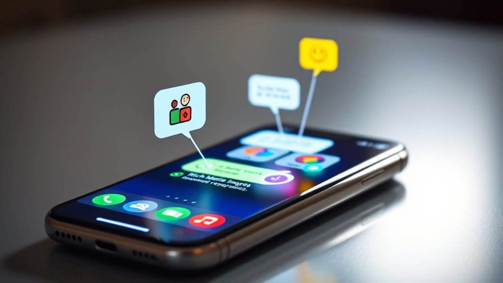 enhanced multimedia secure messaging