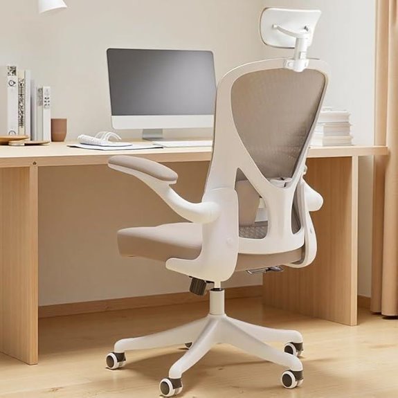 Ergonomic Office Chair with Lumbar Support and Armrests