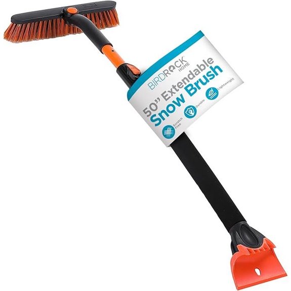 Birdrock Snow Moover Extendable Car Snow Brush