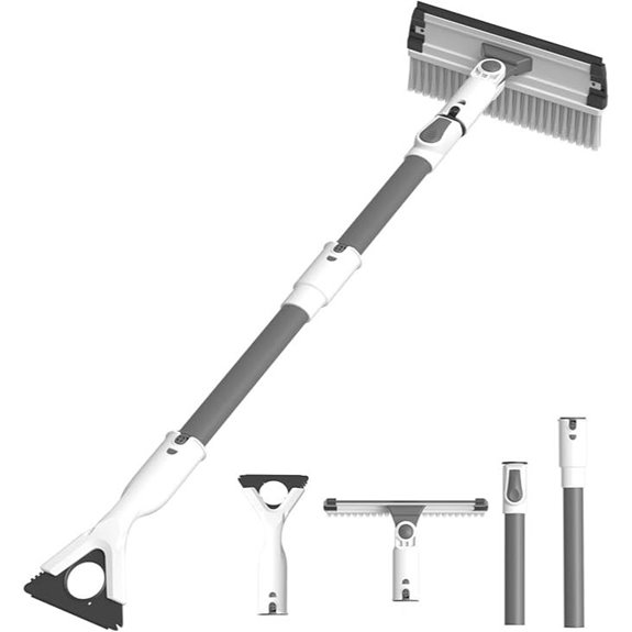 Extendable Car Snow Scraper & Ice Brush (47.3