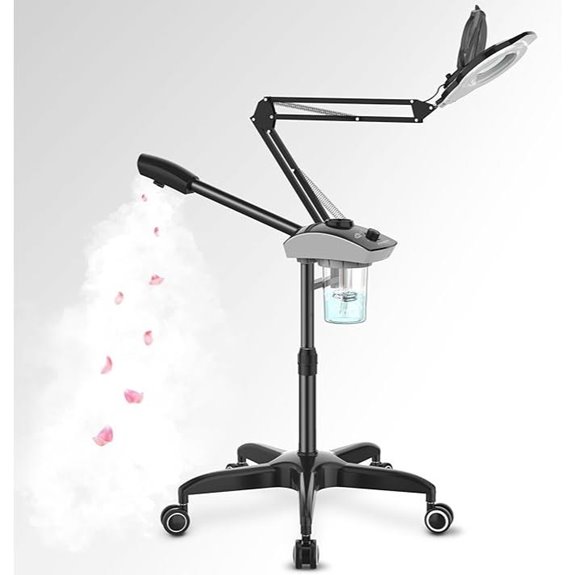 TASALON Facial Steamer with Magnifying Lamp and Ozone