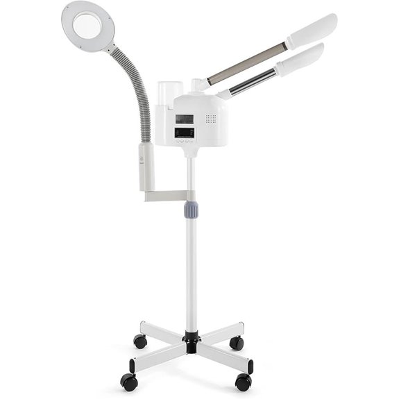 3-in-1 Facial Steamer with Magnifying Lamp and Nozzles