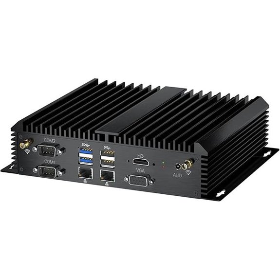Industrial Fanless Mini PC with Win 11 Pro