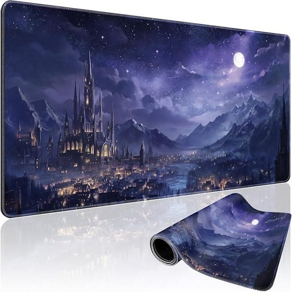 Fantasy Castle Gaming Mouse Pad XXL Desk Mat
