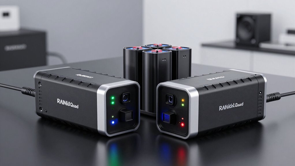 fast v mount battery charging