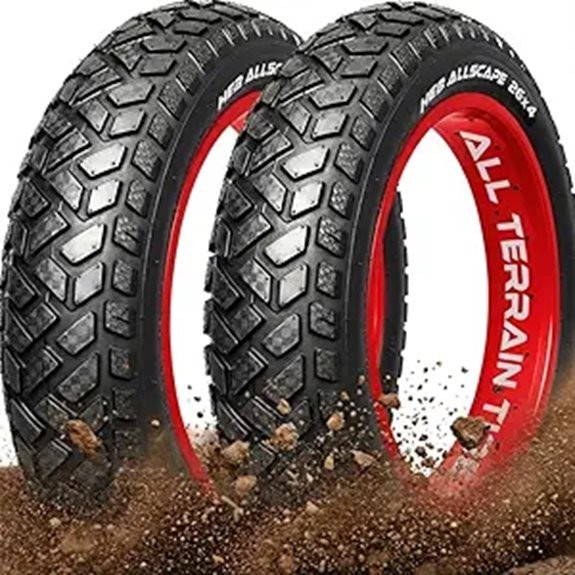 Allscape 26x4.0 Fat Bike Tires – 2 Pack