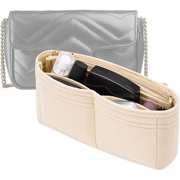 Felt Purse Organizer for GG Marmont Shoulder Bag