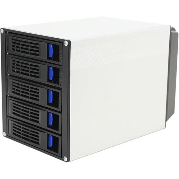 5 Bay Hot Swap HDD Enclosure for SATA/SAS Drives