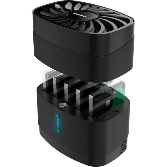 SabRent 5-Bay USB-C Docking Station with Cooling