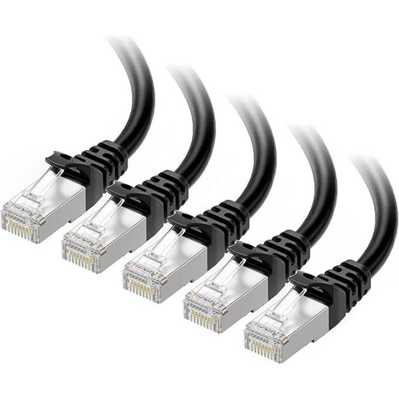 Cable Matters 5-Pack 3ft Cat 6A Ethernet Cables