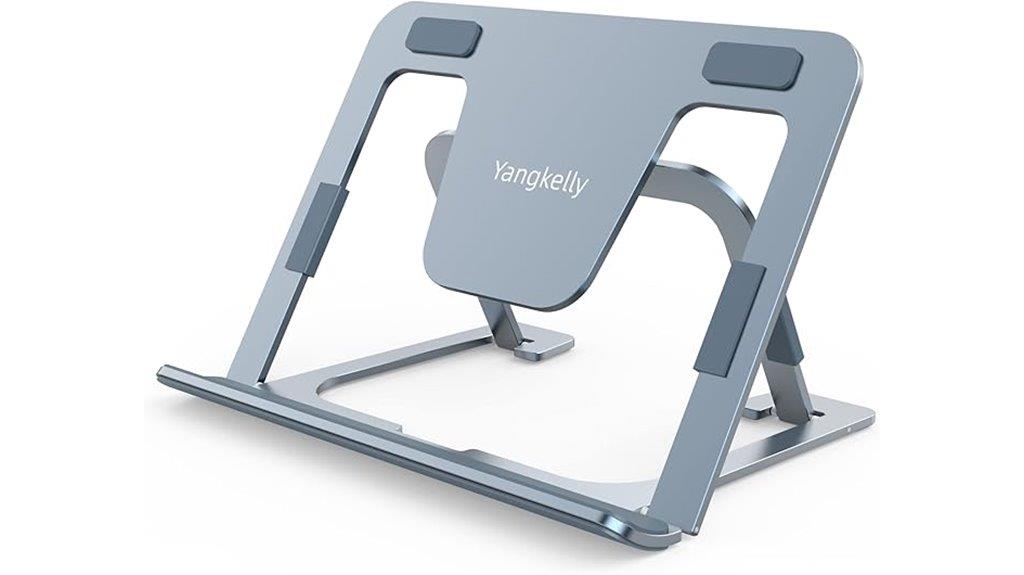 foldable aluminum tablet support