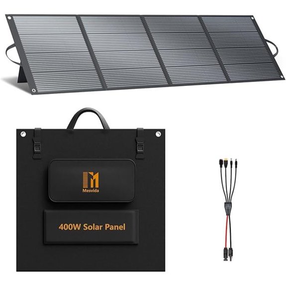 400W Portable Folding Waterproof Solar Panel for Power Stations