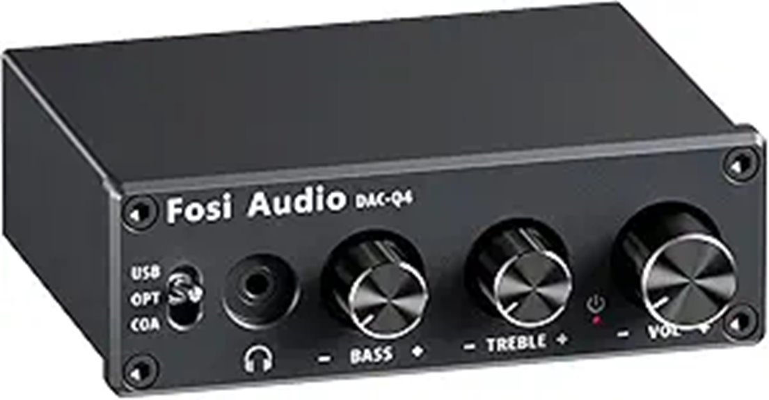 Fosi Q4 DAC Headphone Amp with Multiple Inputs