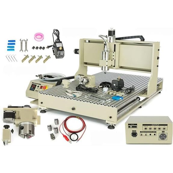 4-Axis CNC Router Engraver with Remote Control