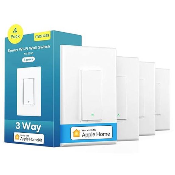 Meross 4-Pack 3-Way Smart Light Switch
