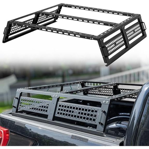 JOYTUTUS Full Size Truck Bed Rack for F150/F250