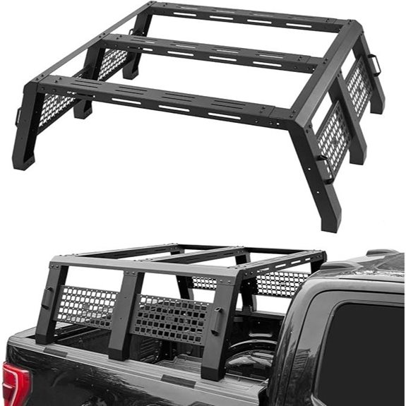 JOYTUTUS Full Size Truck Bed Ladder Rack for Trucks