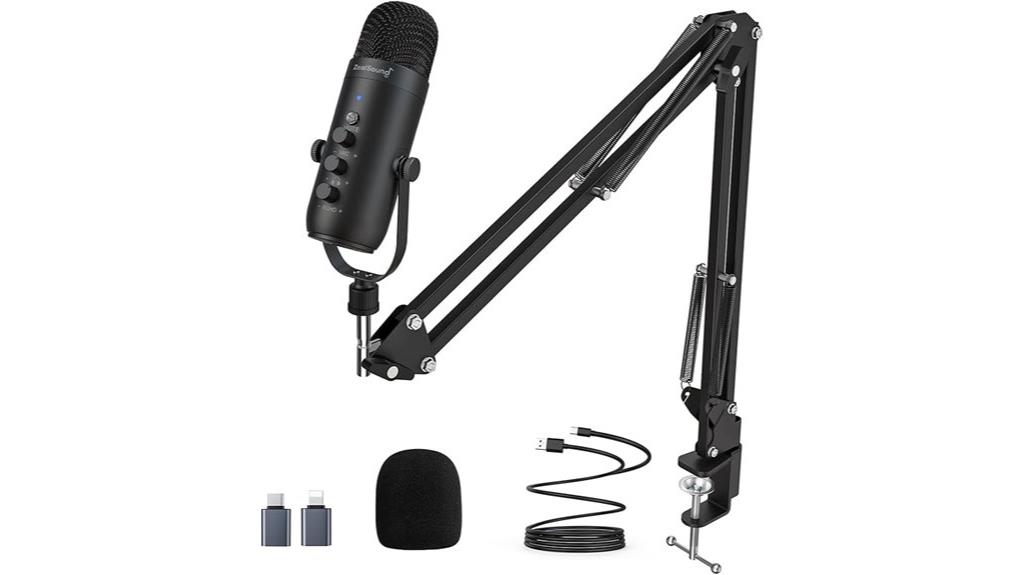 gaming microphone with boom arm
