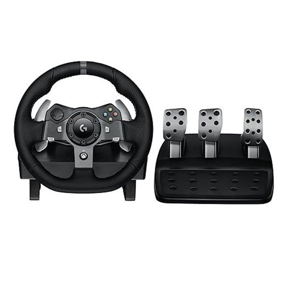 Logitech G920 Racing Wheel with Pedals and Feedback