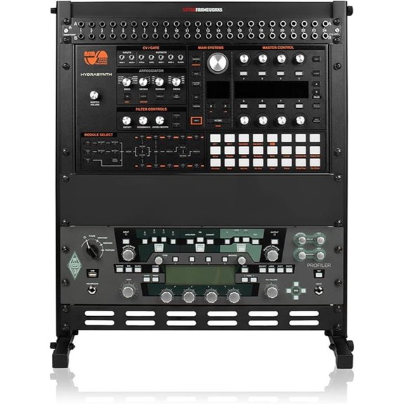 Gator Angled Metal Desktop Rack Stand 12U