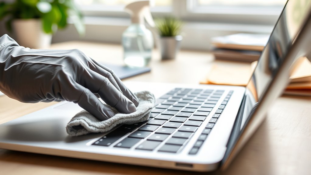 gentle cleaning preserves device