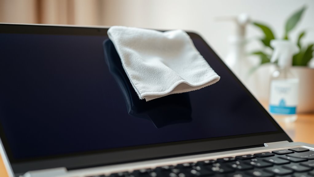 gentle regular screen cleaning