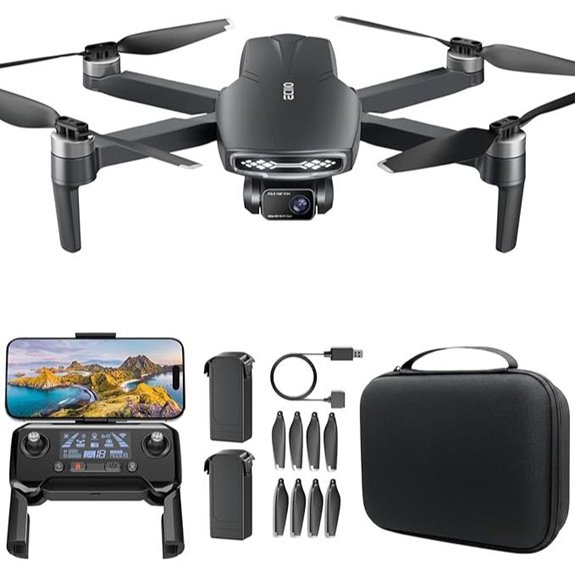 GPS Drone with 4K Camera Auto Return 2 Batteries