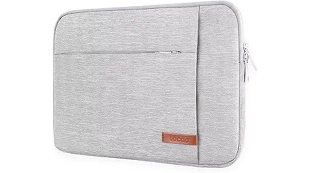 gray 13 inch laptop sleeve