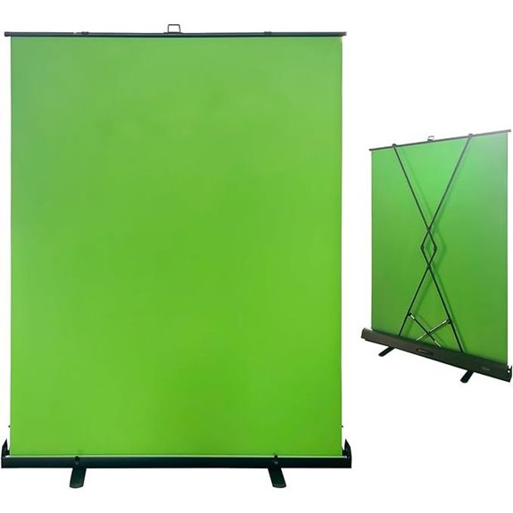 LIHONG Collapsible Green Screen Backdrop with Frame