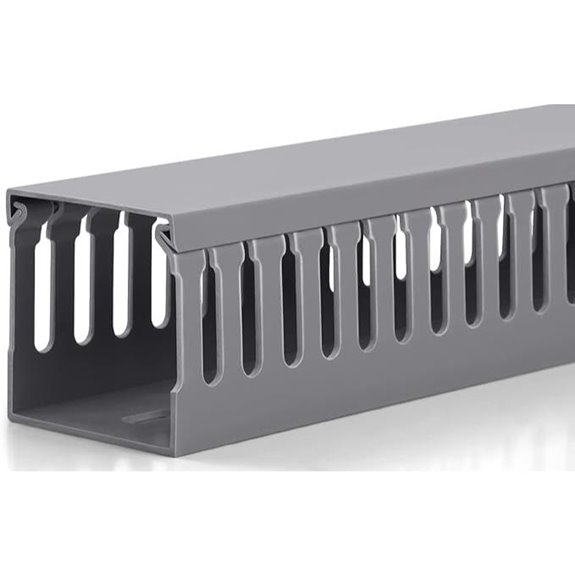 ZhiYo 2x2in Cable Raceway Kit 6.6ft Grey