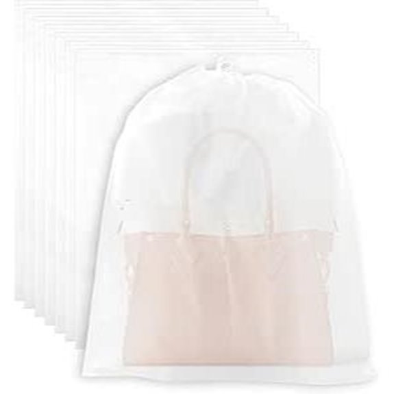 6-Pack Non-Woven Dust Bags for Handbags