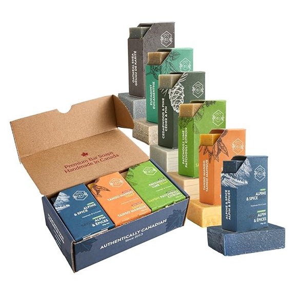 Crate 61 Organics Handmade Cold Process Soap (6-Pack)