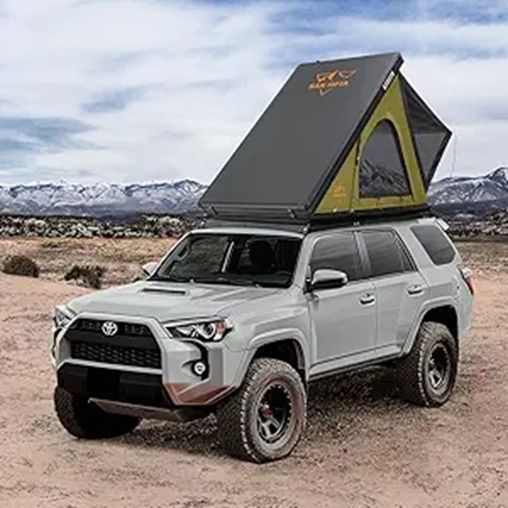 Sanhima Rooftop Tent Hard Shell with LED & Mattress
