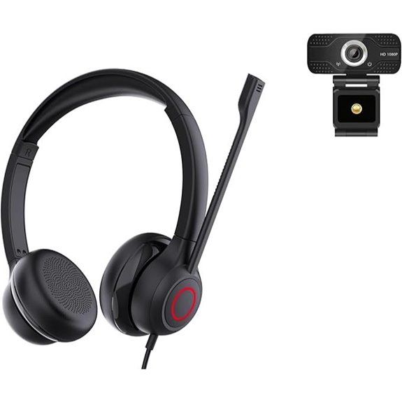 TruVoice Voicepro 80 Headset & Webcam Bundle