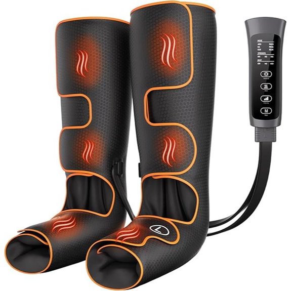 Leg Massager with Heat & Compression 6 Modes