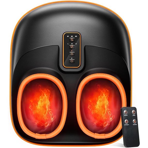Deep Roll Foot Massager with Heat and Airbags