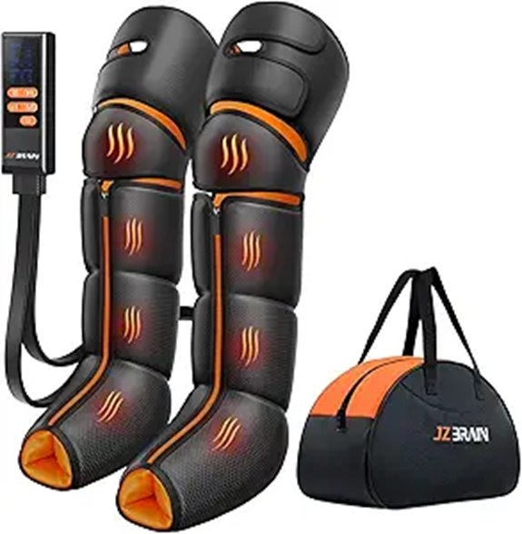 Leg Massager with Heat & Compression for Pain Relief