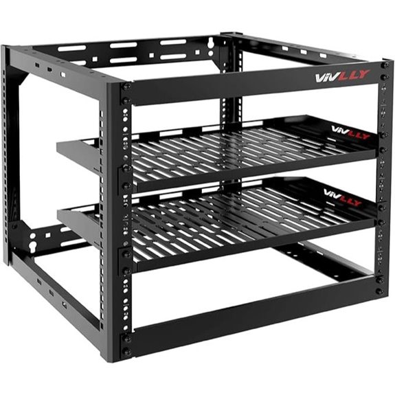 10U Heavy Duty Network Server Rack with Shelves