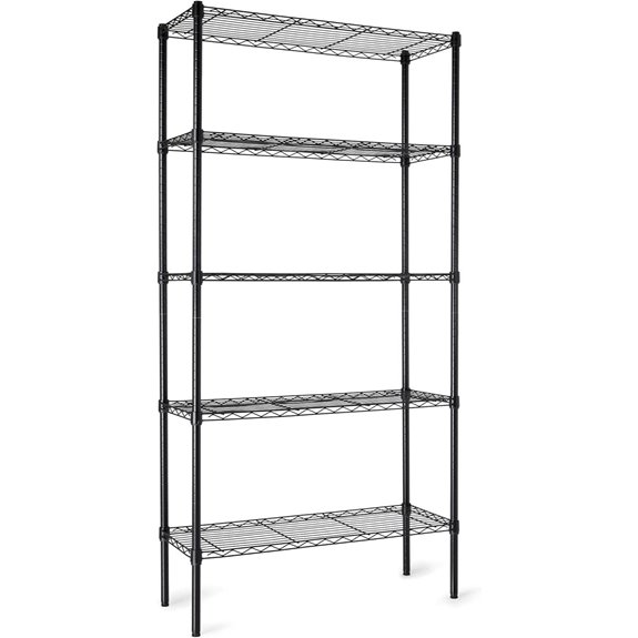 Amazon Basics Adjustable Heavy Duty Steel Wire Shelving