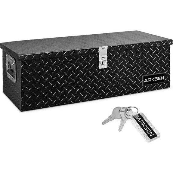 ARKSEN 30-Inch Heavy Duty Aluminum Toolbox with Lock