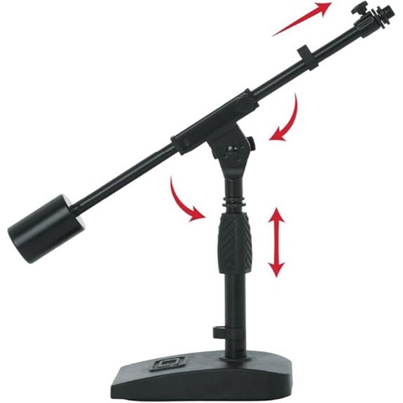Gator Microphone Stand with Weighted Base and Boom