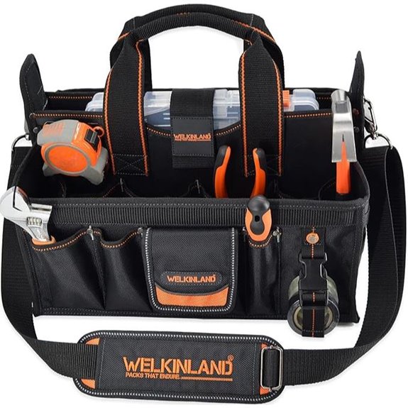 WELKINLAND 19-Pocket HVAC Tool Tote Organizer
