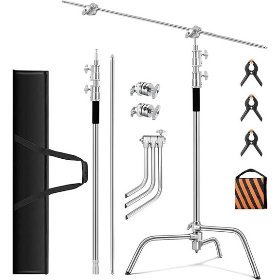 Heavy Duty C-Stand Kit with Boom and Accessories