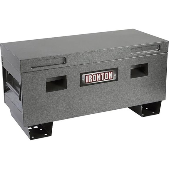 Ironton 36in Heavy-Duty Steel Jobsite Toolbox