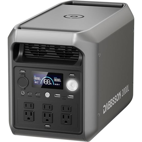 DABBSSON 2048Wh Portable LiFePO4 Power Station